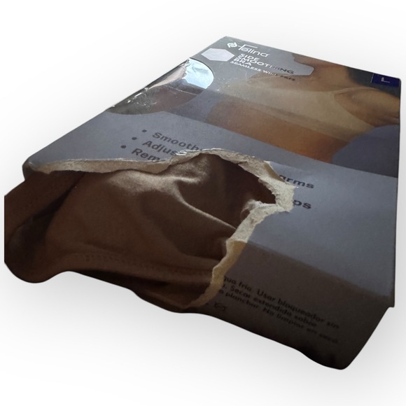 NWT Felina Wireless Seamless Side‐Smoothing Bra 2‑Pack – Large – Nude & Nude - Picture 8 of 8